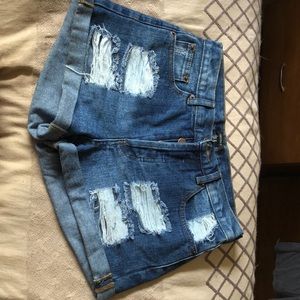 Jean shorts